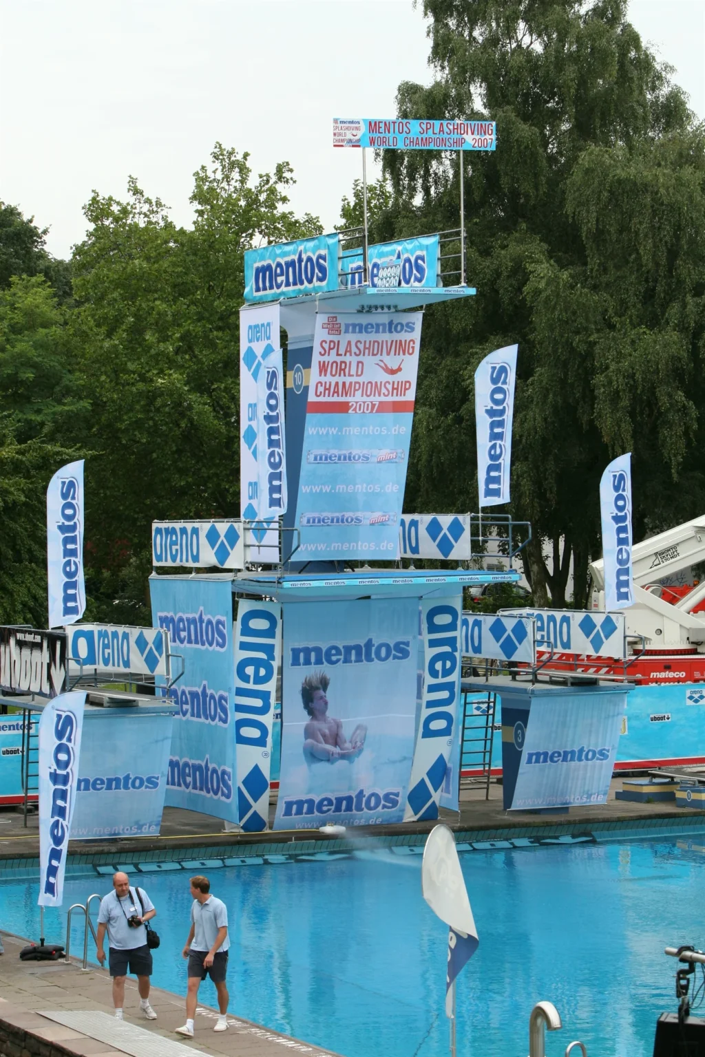 Der Turm am Freibad. Archivaufnahme, 2007.