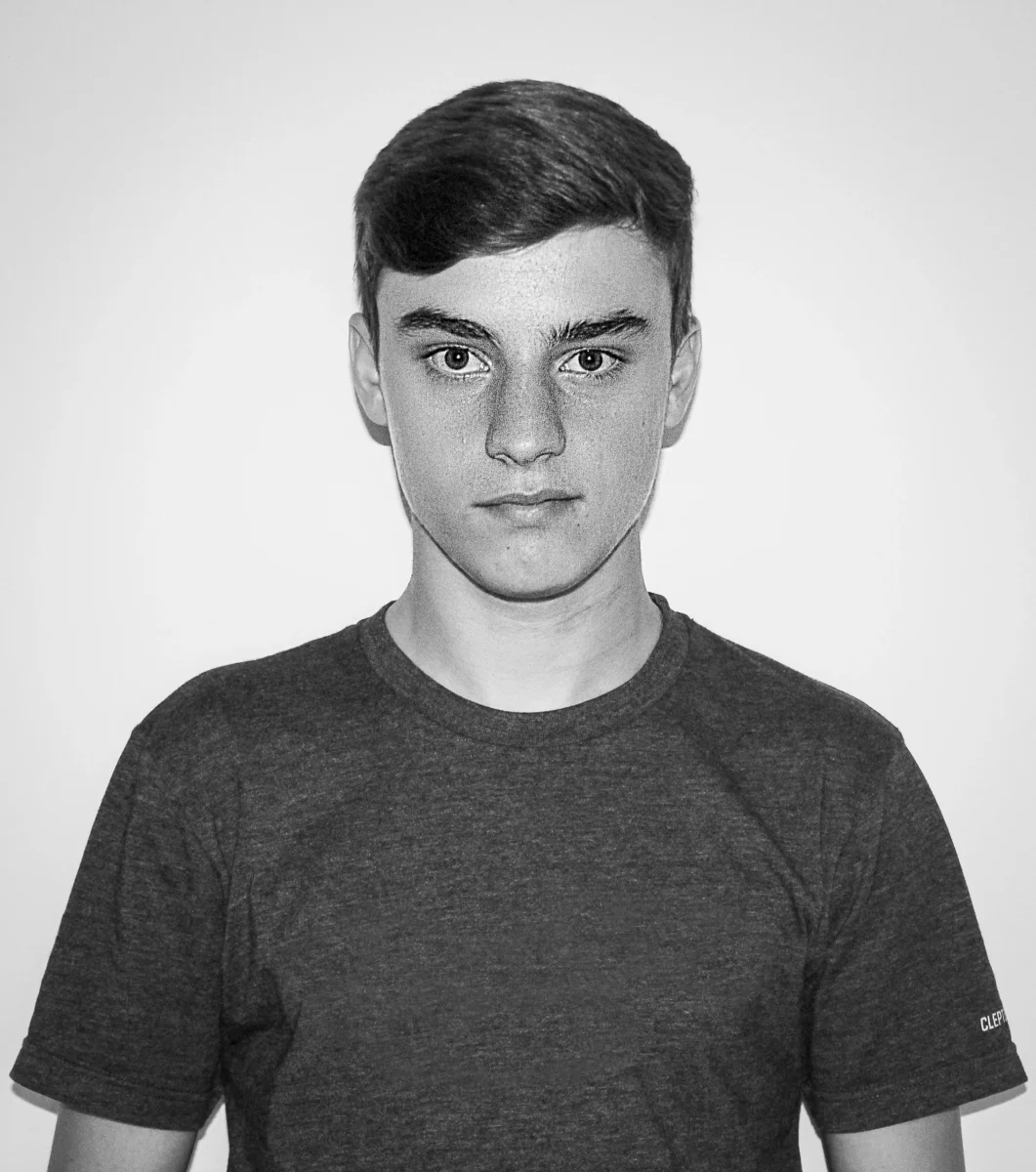 Laurin Hastreiter. Porträt aus dem Athletenbestand 2015, Kameradatum 17. Juli. Name nach der bereitgestellten Originaldatei.