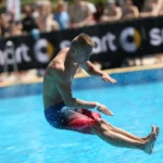 Malte Kruse im Flug. Sindelfingen, Juli 2016. Credits: SCSD.