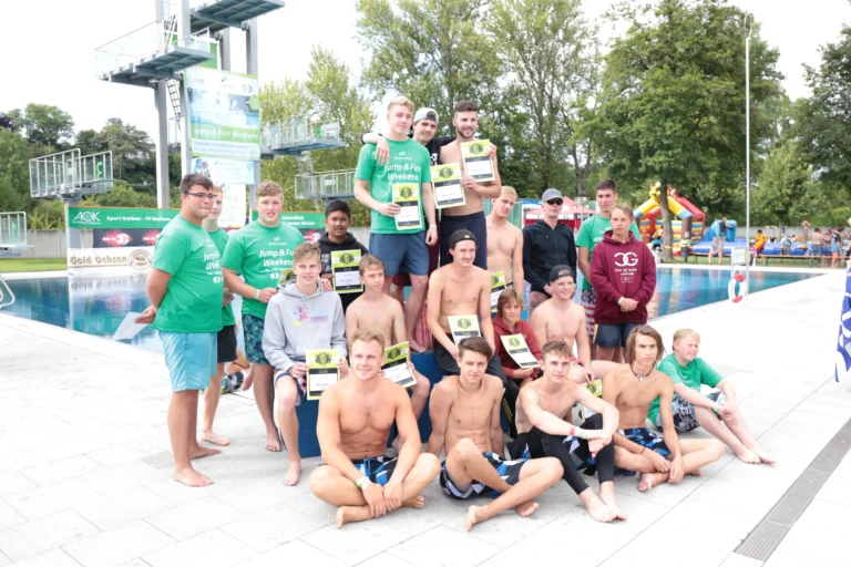 Noch ein Gruppenbild, noch ein gemeinsamer Augenblick.